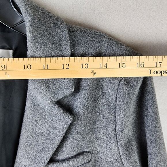 Liz Claiborne Wool Overcoat 42" 3-Button Medium - Picture 3 of 9